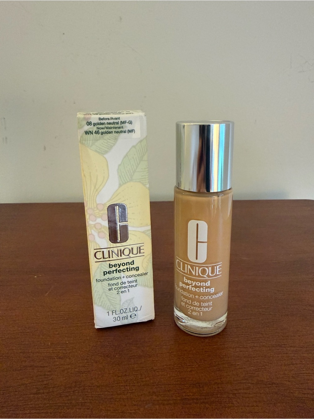 Clinique Beyond Perfecting Foundation + Concealer - Golden Neutral WN 46 (Beige)